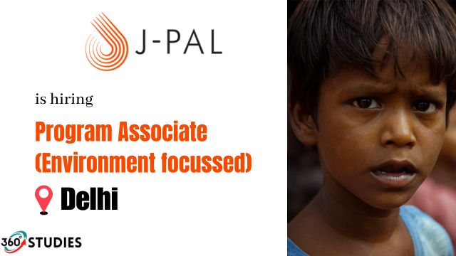 Policy-Associate-Environment-focussed-J-PAL-South-Asia