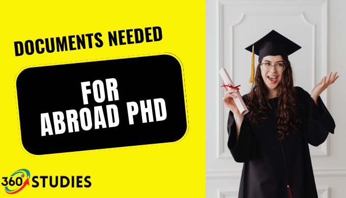 documents needed for abroad phd in 2023