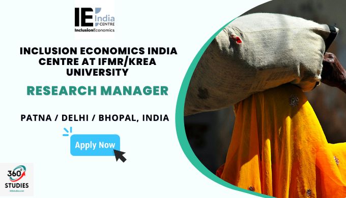 research-manager-inclusion-economics-india-centre